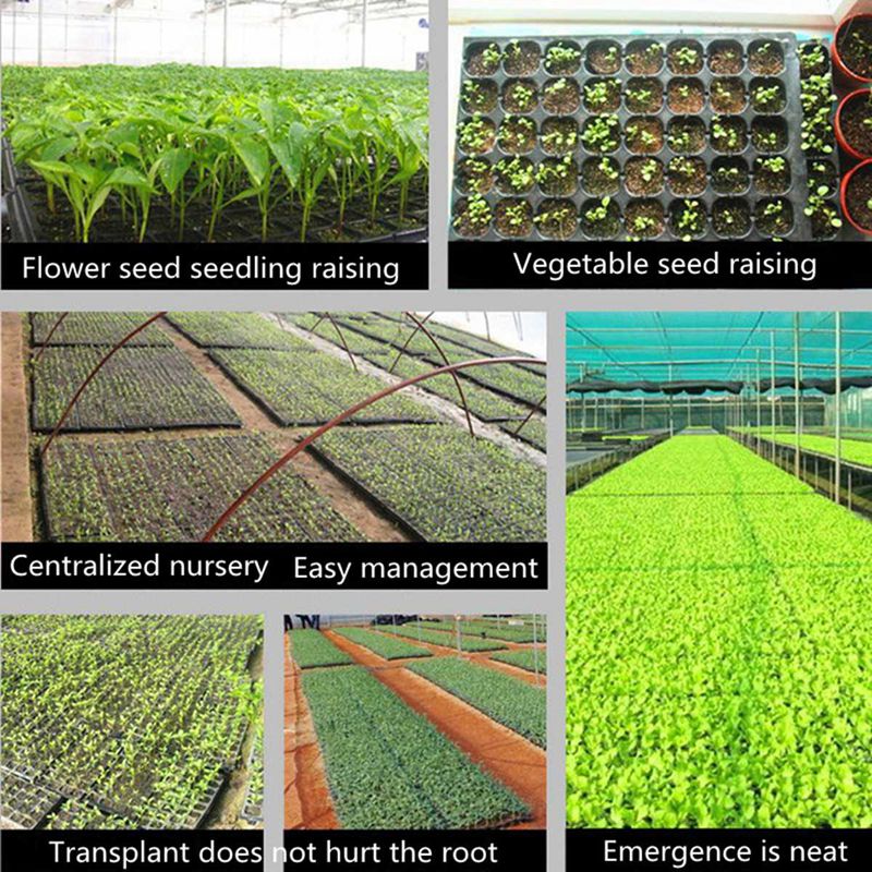 10Pcs/Pack 32 Cells Seedling Starter Nursery Pots Trays Seed Germination Garden Plants Propagation Garden Vegetables Farm Tools