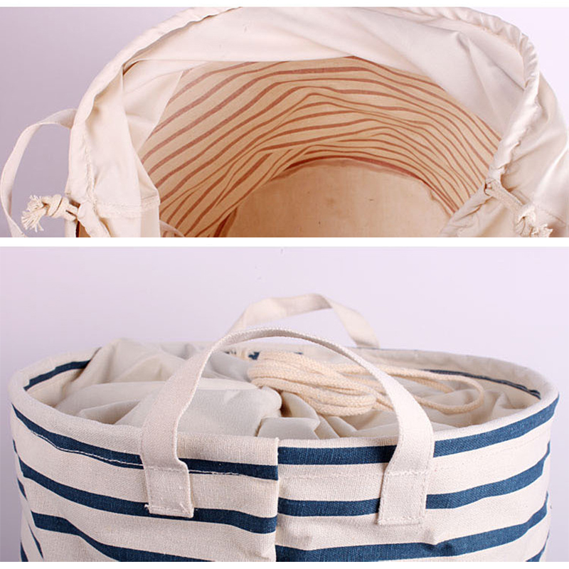 MICCK Foldable Laundry Storage Basket Clothes Storage Bag Large Dirty Laundry Basket Kids Toys Organizer Home Sundries Barrel