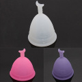 Soft Moon Heart Medical Grade Silicone Menstrual Cup Feminine Hygiene Product