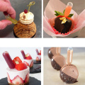 50pcs 4ml Plastic Squeeze Transfer Pipettes Dropper Cupcake Ice Cream Chocolate Hot sale Disposable Pipettes For Strawberry