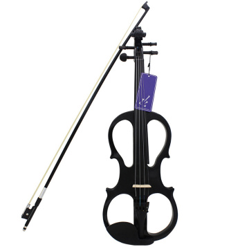 Electric Violin Fiddle 4/4 Full Size Solid Wood Electric Acoustic Violin Stringed Instrument with Maple Body High Quality Case