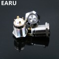 12mm Waterproof Momentary Stainless Steel Metal Doorbell Bell Horn Push Button Switch LED Car Auto Engine PC Power Start Starter