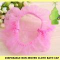 50/100pcs Non-Woven disposable shower Caps Bath Hat Women Men Anti Dust Spa Hair Salon shower cap Beauty Accessories