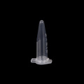 100 Pcs Clear Micro Plastic Test Tube Centrifuge Vial Snap Cap Container for Laboratory Sample Specimen School Stationery 0.5 ML