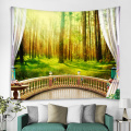 Forest Bohemia Wall Hanging Tapestries Boho Tapestry Wall Carpet Photographic Background Cloth Living Room Blanket