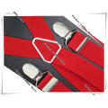 BD002-M size New Kids Suspenders High quality 4 clips-on braces for 6-16 years boys and girls free shipping