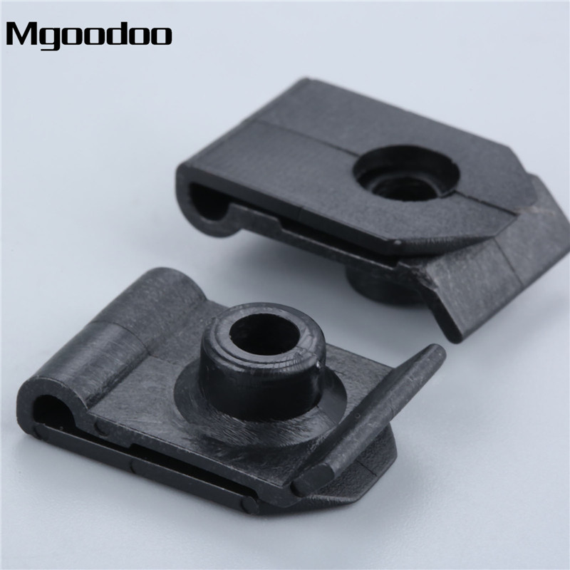 Mgoodoo 20Pcs 90179-05060 U Nut #10 Screw Grommet Clip Nylon Nut Screw Grommet Fender Liner Retainer Clip For Toyota Lexus