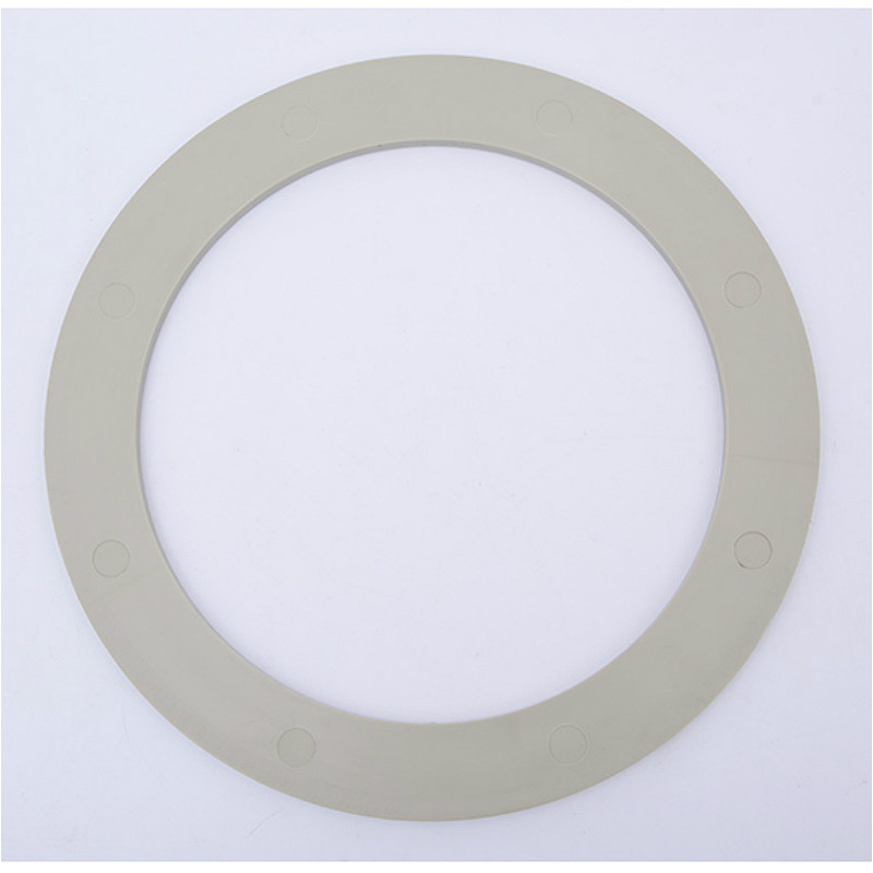 High quality 110-400mm diam PP flange gasket plastic flange air duct o-ring flat sealing spacer strengthen PP sealing ring