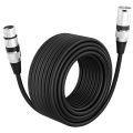 3Pin audio microphone female to male connector cable