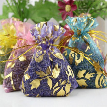 5 Bags 5g Natural Lavender Bud Dried Flower Sachet Bag Aromatherapy Aromatic Air Refresh Scent Fragrance Car Home Office Decor