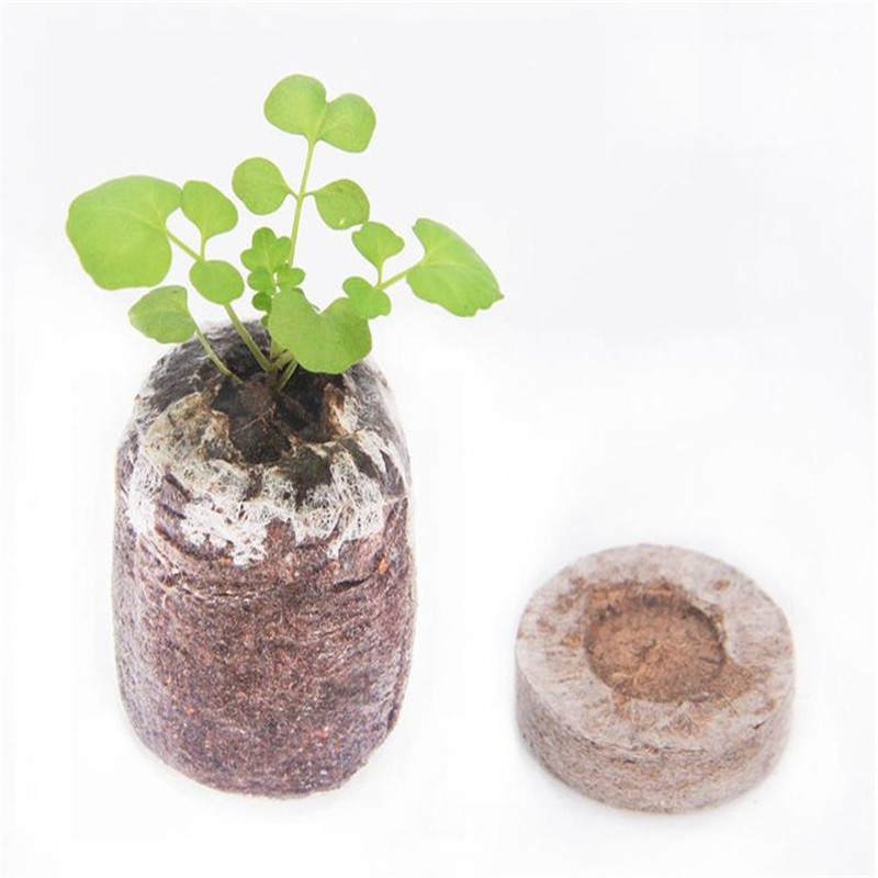 Onnfang100pcs 30mm Peat Pellets Plant Seedling Soil Blocks Starting Plugs Garden Tools for Indoor Home Gardening Greenhouse
