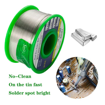 2pcs 100g Lead Free Solder Wire Tin 0.6/0.8/1.0/1.2/1.5/2.0mm Rosin Core Solder Roll Sn99.3 Cu0.7 For Welding Soldering Iron