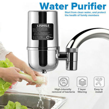 Tap Faucet Water Filter For Kitchen Sink Or Bathroom Mount Filtration Tap Purifier System Cleaner Home Purifier