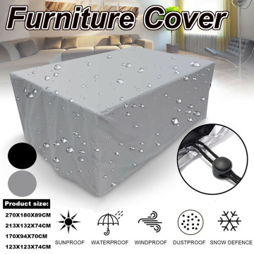 Waterproof Outdoor Patio Garden Furniture Covers Rain Snow Chair covers for Sofa Table Chair Dust Proof Cover Black Gray