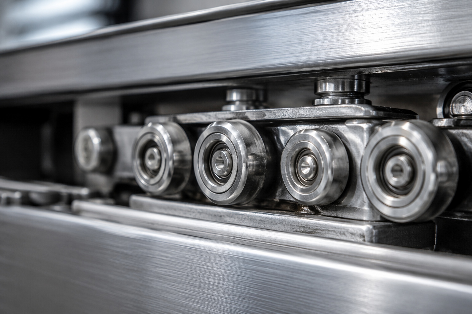 Smooth Heavy Duty Stainless Steel Roller System