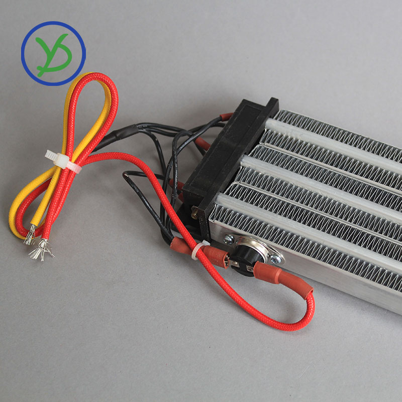 2500W 220V AC DC Industrial heater PTC ceramic air heater Electric heater Insulated 330*76mm with thermostat protector