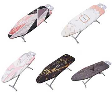 Protective Insulation Ironing Board Cover Marble Cloth Printed Ironing Board Cover Non-slip Thick for Home Cleaner Tools Folding