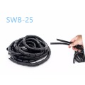 SWB-25 Black white Cable casing Cable Sleeves Winding pipe Wrapping