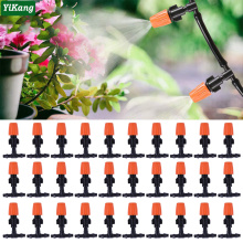 20/50pcs Nozzle Misting Dripper Sprayer Micro Auto Drip Irrigation System Adjustable Atomizing Sprinkler Agriculture Water Tools