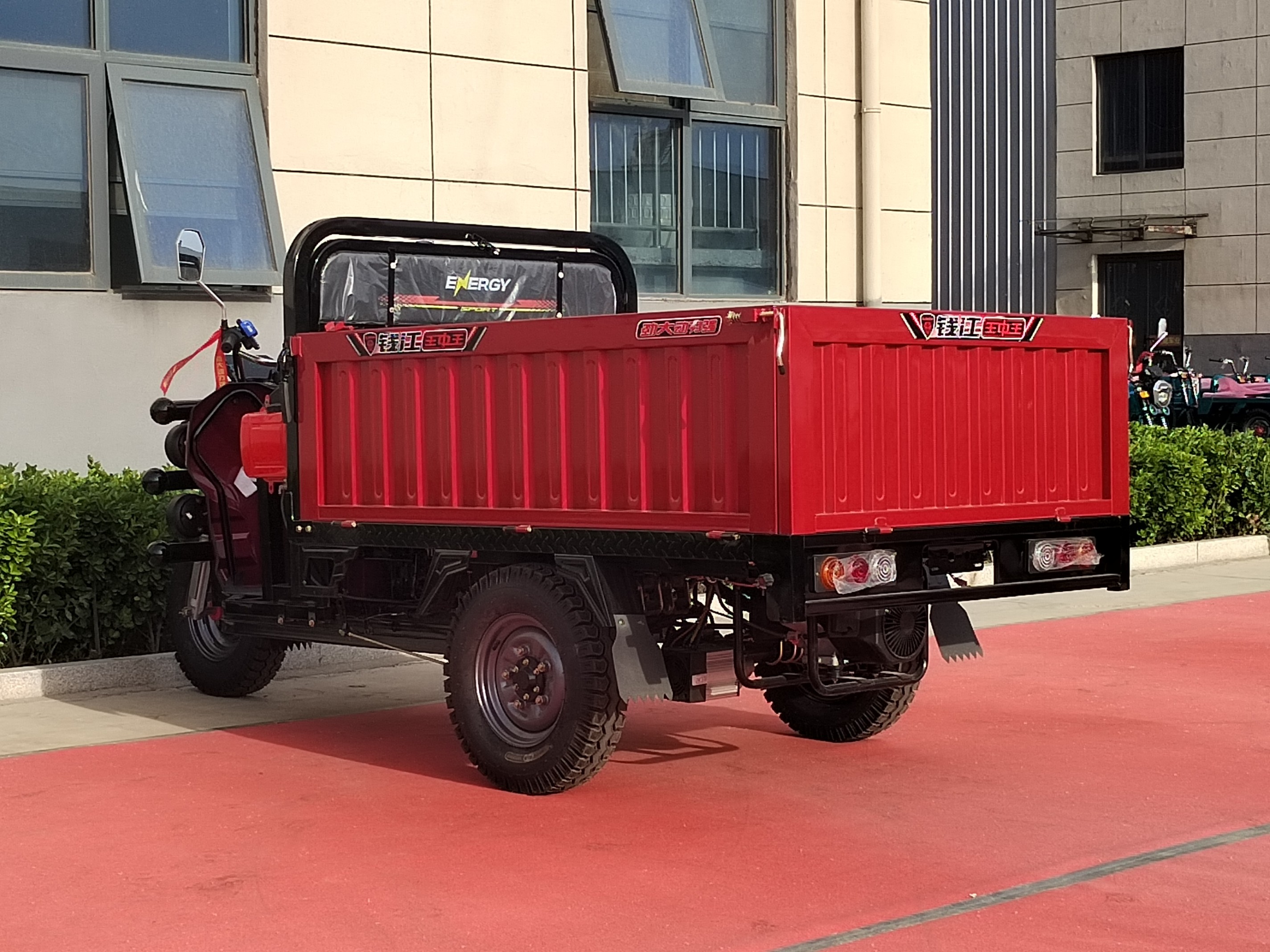 Big G five-lamp manganese steel door core electric tricycle