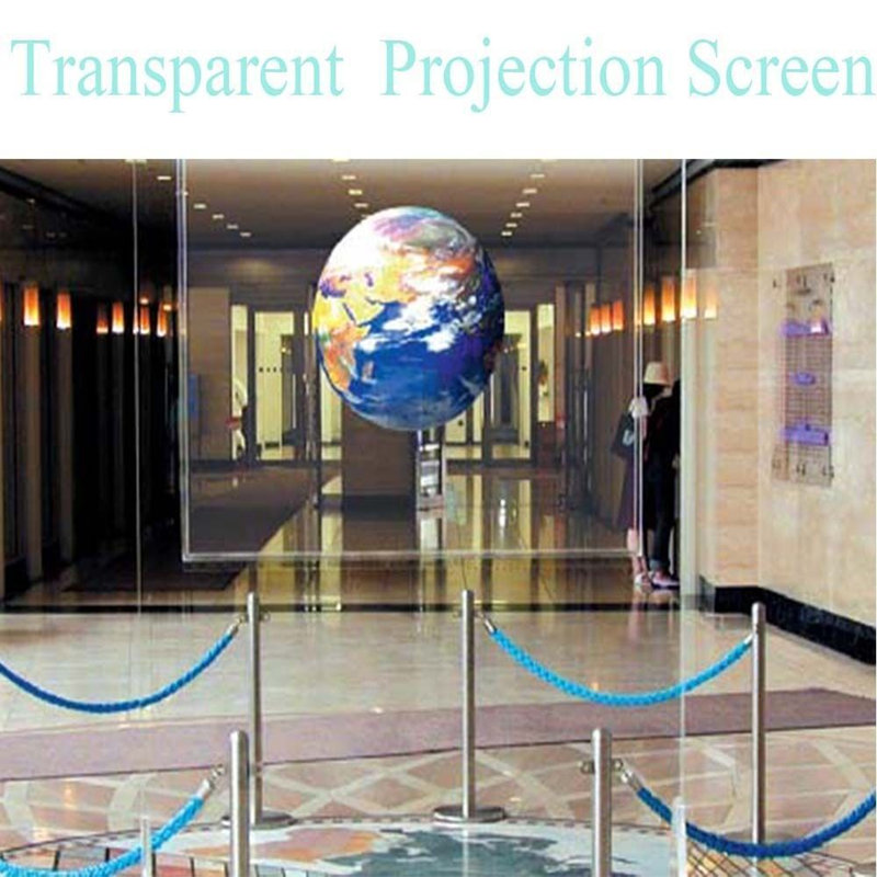 HOHOFILM 152cmx50cm 5Colors Rear Projection Film Screen Film Holographic PET Film Projection Wall Home Office tint Customized