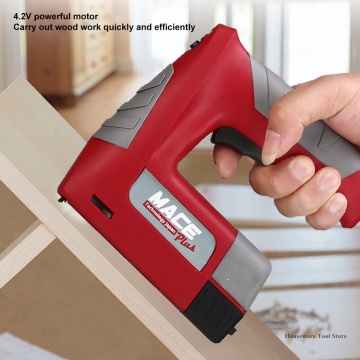USB Stapler Rechargeable Wireless Electric Nail Gun Portable Woodworking Tool