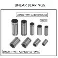 3D Printer parts LM8UU LM10UU LM6UU LM12UU Linear Bushing 8mm CNC Linear Bearings 8mm for Rods Liner Rail Linear Shaft parts.