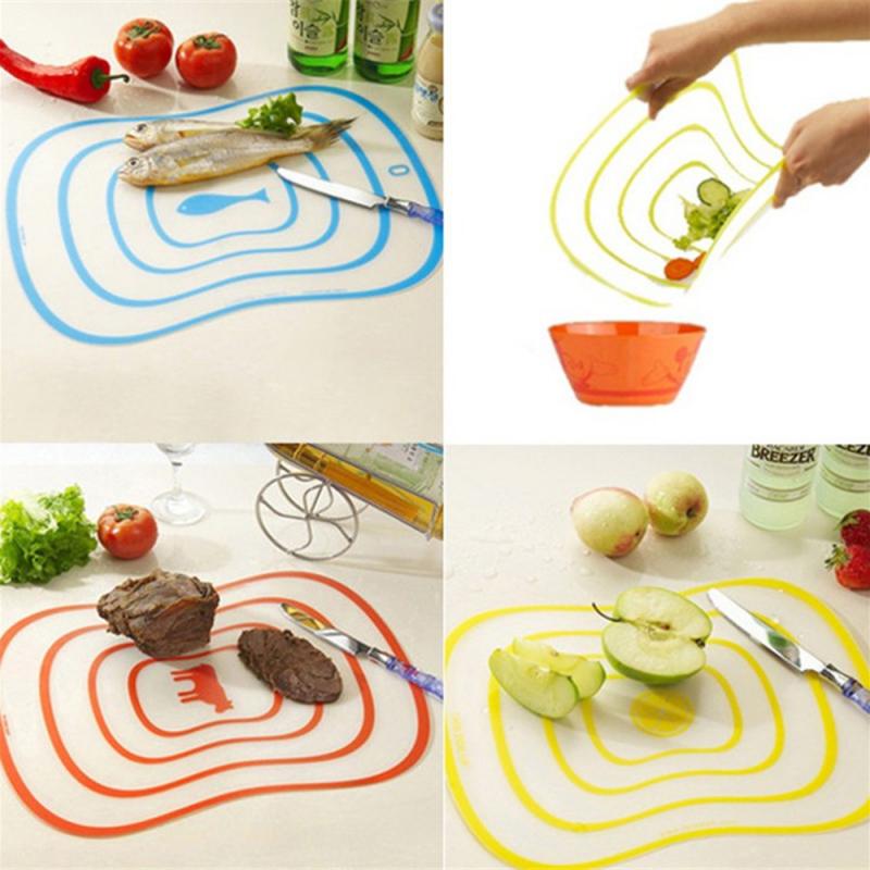 30*20 CM Kitchen Chopping Block Frosted Antibacteria Plastic Fruit Vegetable Meat Fish Cutting Board Kitchen Tool