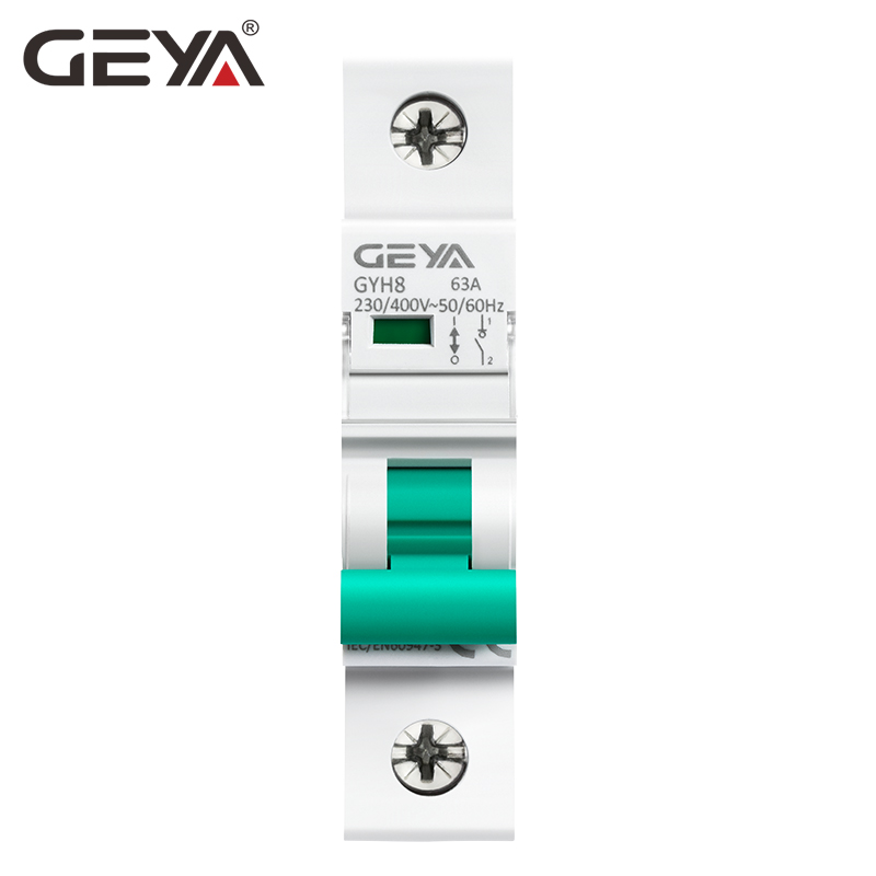 Din Rail Isolator Circuit Breaker 230V/400V Main Switch 63A 100A 125A Isolating switch GEYA