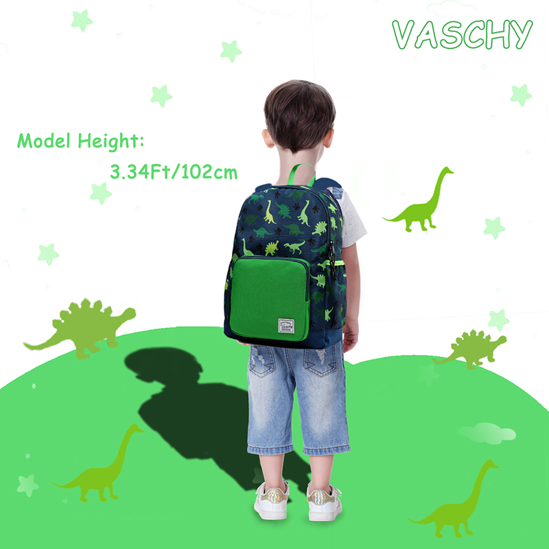 VASCHY Children Backpack Kids School Bags Kindergarten Preschool Backpack Cartoon Backpack for Girls Boys With Chest Strap