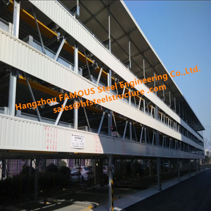 Vertical Multi-storey Automated Car Parking Garage with Smart Motor System And Solid Steel Structure Frames China Supplier