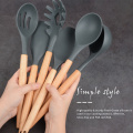 Kitchen Utensil Silicone Spatula Scrapers Heat-resistant Soup Spoon Non-stick Turners Cooking Shovel Kitchen Cooking Tool Set