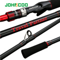 JOHNCOO 1.98m 2.1m 4 Section Baitcasting Fishing Rod Travel Ultra Light Casting Spinning Lure 5g-20g M Power Rod