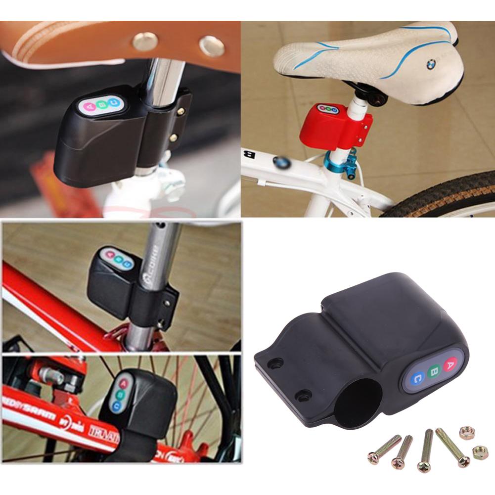 MTB Motorbike Bicycle Alarm Lock Anti-theft Sound Loud Electronic Security Bike MTB Bicycle Steal Lock Alarm Cycling Accessories