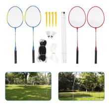 Outdoor Sports Badminton Set Badminton Rackets Birdies Net Adjustable Polls Beach Backyard tennis Ball badminton shuttlecock