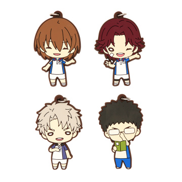 New Prince of Tennis Anime Strap Fuji Syusuke Kikumaru Eiji Cyotaroh Otori Inui Sadaharu Rubber Keychain