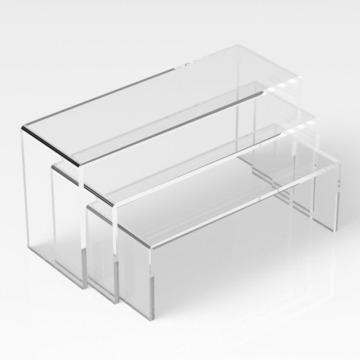 3Pcs/set 3mm Acrylic Display Stand Jewelry Showcase Storage Rack Shelf Holder standpipe display cabinet Rack Showcase Fixture