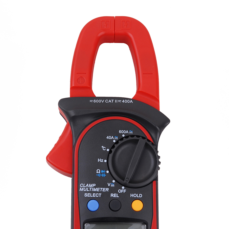 UNI-T UT204A DC/AC Voltage Current Digital Clamp Meter with Resistance, Capacitance, Frequency and Temperature Measurement