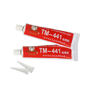 2pcs TM-441 Silicone Rubber Electric Heat Pipe Sealing Sealant High Temperature Resistant Waterproof Insulation Glue Adhesive