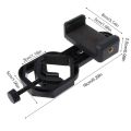 Universal Cell Phone Adapter with Spring Clamp Mount Monocular Microscope Accessories Adapt Telescope Mobile Phone Clip Accessor