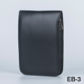 12 pcs pen bag luxury new Black Can be installed Leather bag /pencil case