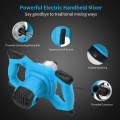220V 2100W Handheld Electric Mixer Electric Cement Mixer Stirrer 50/60Hz 6-Speed Hand Held Steering Wheel Mixer Concrete Mixer