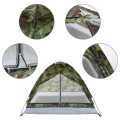 TOMSHOO Portable Outdoor Camping Tent Camouflage 1/2 Person Tent Double Layer Waterproof Outdoor Hiking Traveling Tent