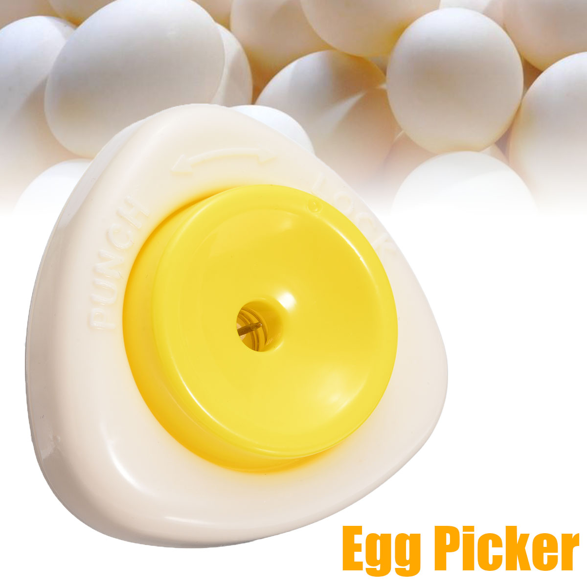 New Kitchen Semi Automatic Egg Piercer Useful Child Kid Egg Dividers Beaters Picker Tool Safety Easy Kitchen Cooking Egg Tool