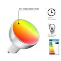 WiFi Smart Bulb LED Lamp Cup 5W RGBCW Support Amazon ECHO/Google Home/IFTTT Remote Voice Control Led Lamp GU10
