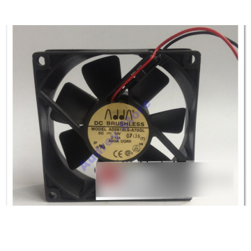 ADDA AD0812LS-A70GL 8025 DC12V 0.12A double ball bearing Cooling fan 1600rpm 20.5CFM air blower