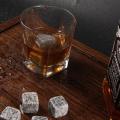 6 Pcs Gray Wiskey Ice Wine Stone Beverage Chilling Rocks For Whiskey And Other Beverages Barware Coolers Tool