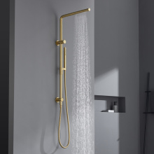 Brushed Brass Integrated Design Shower Set