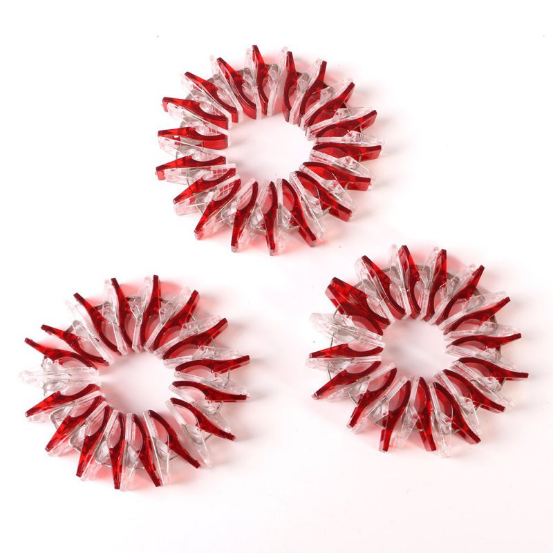 50 Pcs Red Plastic Wonder Clips Holder for DIY Patchwork Fabric Quilting Craft Sewing Knitting Garment Clips useful