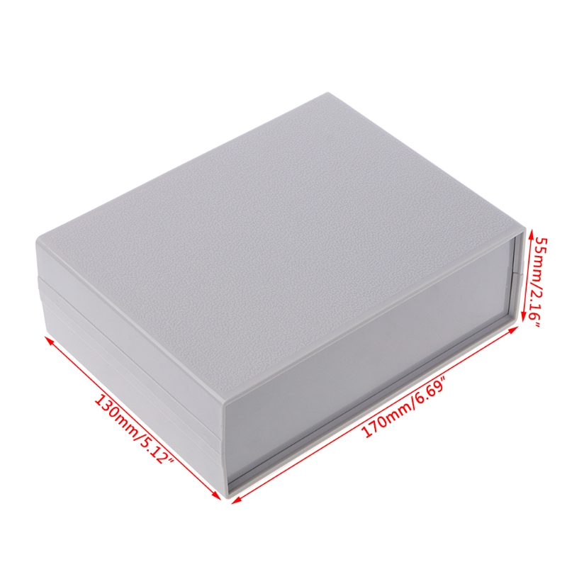 Plastic Waterproof Cover Project Electronic Instrument Case Enclosure Box 130*170*55mm